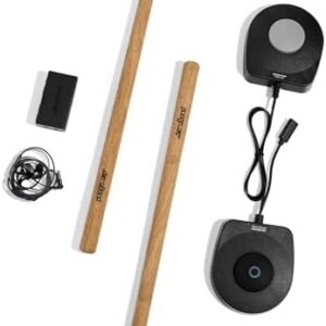 AeroBand Electronic Drum Set PocketDrum2 MAX（2024 Version）, Air Drum Sticks & Pedals & Bluetooth Adapter, Play Drum Anywhere Anytime, 8 Tones and USB Midi Kids Adult Drummer Gift (Earphone Included)