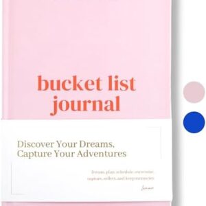 Lamare Bucket List Journal - Dream, Plan & Reflect | Vision Board, Adventure & Travel Journal with World Map - Travel Bucket List Book