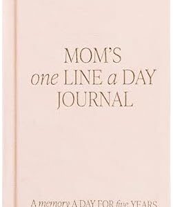 Sweet Water Decor Mom's One Line A Day Journal - Daily Memory Keepsake Book For Moms - 366 Lined Pages To Write Down Memories, Special Moments, and More - Mother's Day and Baby Shower Gifts for Moms