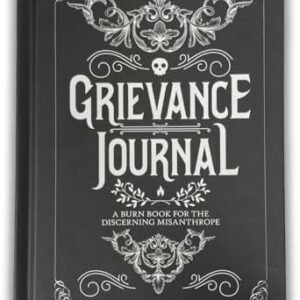 Boredwalk Grievance Journal - Aesthetic Mental Health Journal With Prompts - Funny Rage Journal for Shadow Work