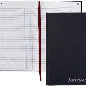 Adams Journal, Hard Bound Textured Cover, 7.5 x 12.25 Inches, 150 Acid Free Pages, Navy (ARB712J1M), Navy