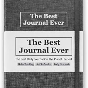 Daily Positivity Journal For Happiness, Wellness, Mindfulness & Self Care - Inspirational Journals To Write In, Writing Prompt Journal & Guided Journal Gifts For Men & Women - Hardcover Diary Notebook