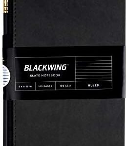 Blackwing Slate Journal, Black Hardcover Notebook (160 Pg.) - Ruled